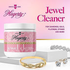 Hagerty Jewelry Cleaner - Professional Jewelry Cleaning for Diamonds, Gold, Platinum, Precious Stones and More - Kosher Certified Jewelry Cleaning Kit Includes Dipping Basket and Brush, 7 Oz.