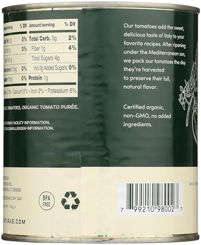 Bionaturae, Tomatoes Diced Organic, 28.2 Ounce