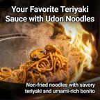 Nongshim Yaki Udon Teriyaki Flavor, Stir Fry Style Japanese Noodles with Sauce, Non-Fried Fresh Noodles, Rich Bonito Taste, Chewy Texture, 8.85 oz (Pack of 10)