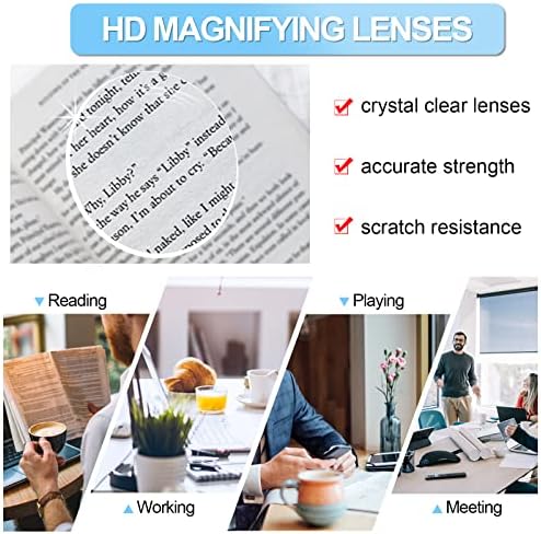 OCCI CHIARI Large Reading Glasses Men Stylish Readers Clear Lens 1.0 1.25 1.5 1.75 2.0 2.25 2.5 2.75 3.0 3.5 4.0 5.0 6.0