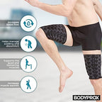 BODYPROX Thigh Compression Sleeve(1 Pair), Hamstring Compression Sleeve for Men and Women