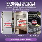 OSHA Compliant First Aid Kit - 10 Person, Type III, ANSI Class A, 111 Pieces Emergency Kit for Business, Office, Home, Workplace, Truck, Car & Construction Site - Latex Free, Wall Mountable | ProHeal