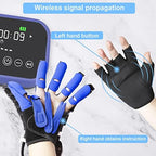 (Left&Right), Robot Rehabilitation Gloves, for Finger and Hand Function Recovery Equipment, Electronic Gloves, Hand Exercisers for Stroke Patients, Hand Strengthening Device for Hemiplegia.