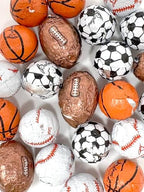Sports Chocolates, Sports Balls Candies Individually Wrapped Milk Chocolate Balls 1 Pound (Sports Variety)(About 85 Pieces)