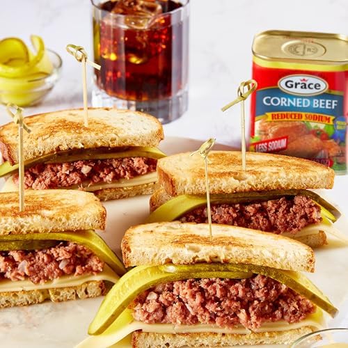 Grace Corned Beef Reduced Sodium 12 oz (3 Pack)