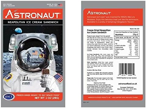Edu-Sci Ltd Astronaut Food Neapolitan Ice Cream 4 Pack By