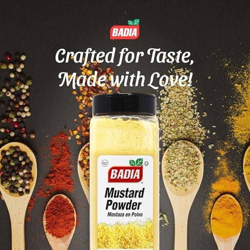 Badia Mustard Powder 16 oz – Versatile Ground Yellow Mustard – Gluten Free, Kosher, MSG Free
