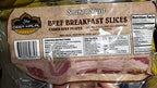 Deen Halal Beef Breakfast Smoked Slices Cured Beef Slices 12oz (6 packs)