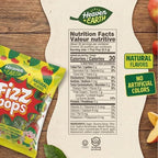 Heaven & Earth Berry, Apple, & Strawberry Fizz Pops (2 Pack - Approx. 76 Count) | All Natural Candy | Kosher | No Artificial Colors | Fun Fizzy Center | Bulk Pack for Parties & Goodie Bags