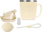 KIKIGOAL Convalescent Feeding Cup, Drinking Cup with Straw for Disabled Patient Maternity Drink Water Porridge Soup, Drinking Aids