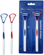 YANDY Tongue scraper, tongue brush for adults and children,easy to use,freshens breath and helps eliminate bad breath (Pack of 2)