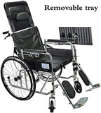 Wheelchair Lap Tray - Adjustable Height, Portable Desk for Elderly and Patients - Ideal for Writing, Reading, Eating and Resting - Wheelchair Accessories