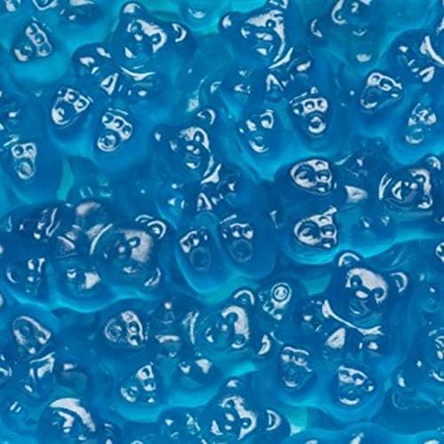 Flavorful, Fresh & Soft Gummi Bears, World's Best Gummy Candy in Bulk, 1 LB Pack of Gummy Bears (Blue Raspberry)