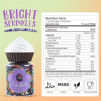 Halloween Jimmies Sprinkles for Cake Decorating 4.2 oz Edible Purple Orange Black and Green Sprinkles for Cupcake Topper Cookie Chocolate Cake Ice cream Decorations Baking Halloween Party