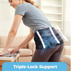 Ultra Sacroiliac SI Hip Belt for Women and Men, [Upgraded Medical-Grade] Adjustable Breathable Hip Brace, Sciatica Pain Relief Devices, Trochanter Brace for Relieving Lower Back Pain, Pelvic Pain & Sciatica (Medium)