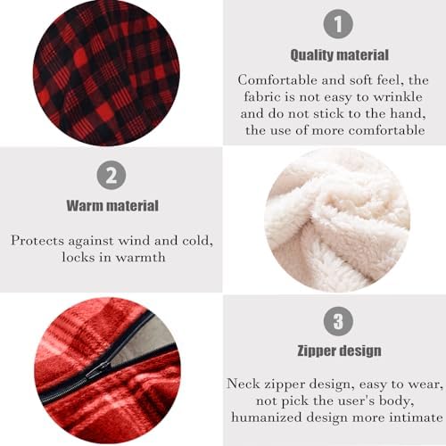 Wheelchair Warmer Blanket, Semi-Wrapped Wheelchair Warmer Blanket, Suitable for Most Adults