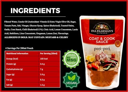 Ina Paarman's Peri-Peri Coat & Cook Sauce 200ml