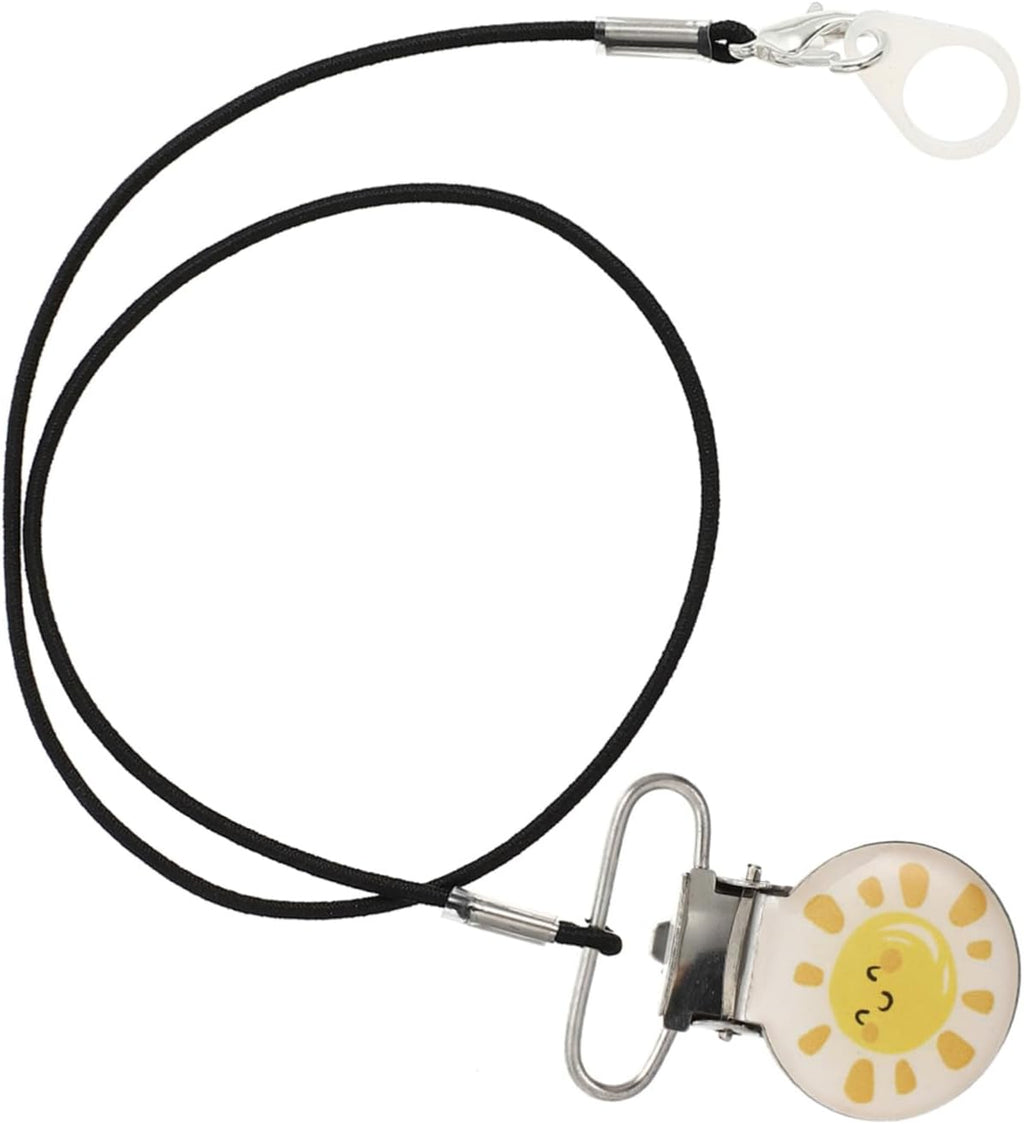 Hearing Aid Protector Clip with Cord Anti-Lost Lanyard for Boy Girl Metal Holder for Single and Dual Lightweight and Portable