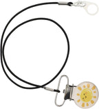 Hearing Aid Protector Clip with Cord Anti-Lost Lanyard for Boy Girl Metal Holder for Single and Dual Lightweight and Portable