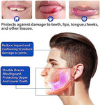 Mouth Guard Sports Youth Adult, Mouthguard for Braces Sparring Mouth Guard,Double Braces, Soft, No Boiling Required, Football, Taekwondo, Jujitsu and Karate.