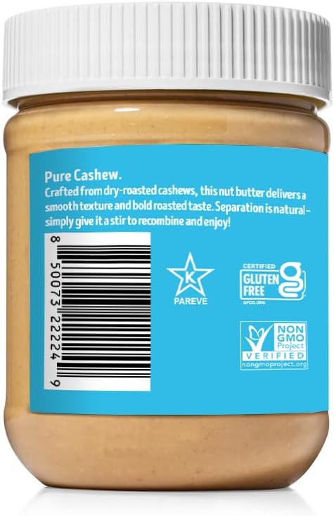 Vör Cashew Butter (12oz) | Single Ingredient | Vegan, Paleo and Keto-Friendly, Gluten-Free