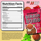 EZ Bombs Birria Bomb Seasoning, Pack of 2 – Authentic Mexican Spice Mix for Tacos, Burritos, Nachos, and Quesadillas – Made with Real Chiles, Herbs, and Spices for Quick and Flavorful Meals