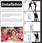 Airway Obstruction Simulation Training Wearing Vest with Back Shot, Anti Choking Obstruction Trainer Vest, Adjustable Shoulder Straps and Waist Belt, Intuitive Operation, for First Responder