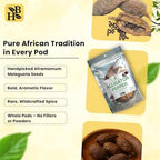 Herb To Body Alligator Pepper African – 5 Pieces, Wildcrafted Alligator Pepper from Nigeria for African Cooking and Traditional Use