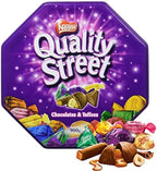 Nestle Quality Street Assorted Chocolate Decorative Metal Tin, 2lb