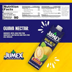 Jumex Guava Juice Nectar - Guava Nectar Made with Fresh Fruit Puree - Tropical Fruit Juice Concentrate for Smoothie Mix, Cocktail Mixers, Kids Drinks & Mexican Beverages - 32.4oz, 1 Pack Carton
