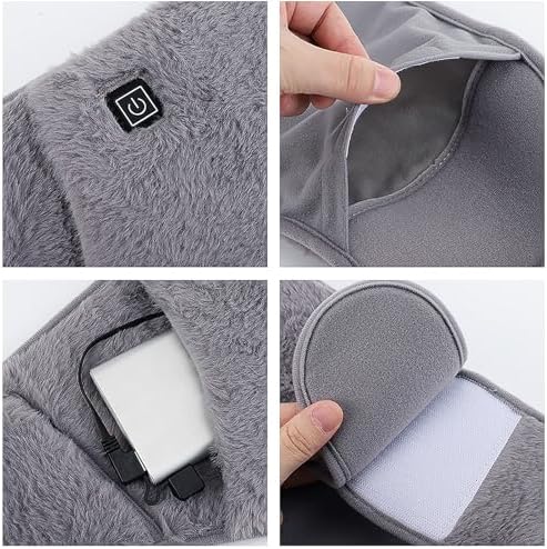 Heating Waist Belt, Electric Heated Waist Belt, Portable Heating Pad with Hand Pockets, Three Temperature Control,