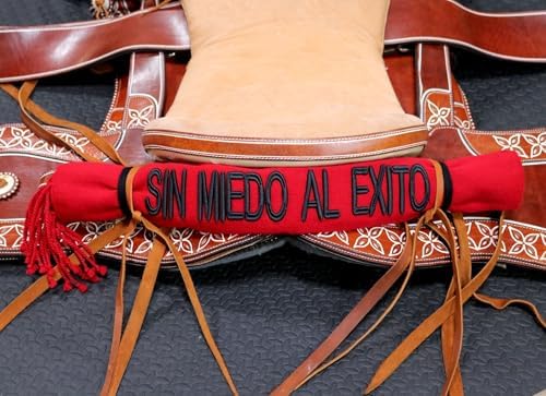 Red Greca Deisgn Sarape Charro Mexican Saddle