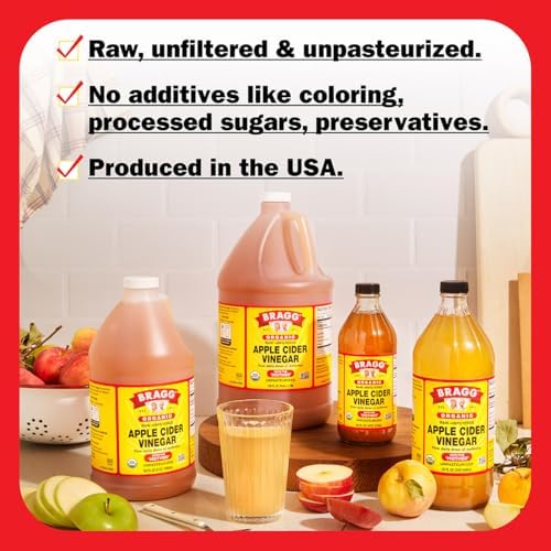 Bragg Organic Apple Cider Vinegar with the Mother - 16 fl oz - Raw and Unfiltered