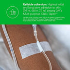 3M™ Micropore™ S Surgical Tape, 2770-1, 1 inch x 5.5 yard (2.5 cm x 5 m), 12 Roll/Carton, 10 Carton/Case