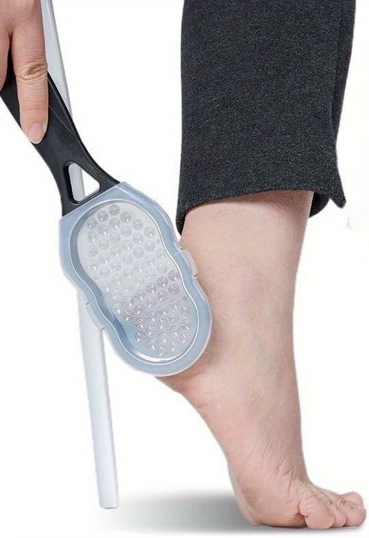 1 Pack Foot Files Callus Remover Stainless Steel Foot Rasp and Dual Sided Feet File Professional Scrubber Pedicure Tools Premium for Feet Care Remove Hard Skin