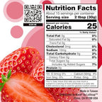Tea Zone [1 Pound - 12 Packs] Strawberry Popping Pearls, Bursting Pearls for Teas, Shakes, Smoothies, and Dessert Toppings | Sold by Case