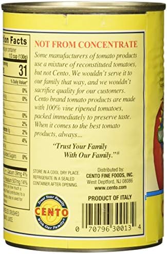 Cento Crushed Tomatoes, 14.5 Ounce (Pack of 12)