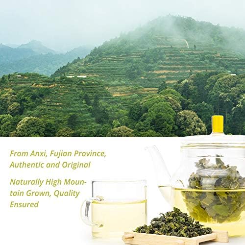 Oriarm Anxi Tieguanyin 500g - Chinese Tikuanyin Oolong Tea Loose Leaf - Fujian Green Wu Long Tea