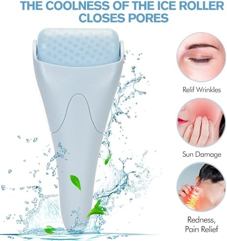 Fronnor Ice Roller for Face,Eyes,Facial Massager Tool,Soothing Skin Care Tool,Cooling Skincare Device for Puffiness,At-Home Spa Gift for Women