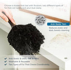 Anti-Static Dusting Brush – Safe for Electronics, Screens, Car Interior & Collectibles – Soft, Non-Scratch, Washable & Reusable