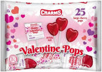 Heart Shaped Valentine Lollipops, Individually Wrapped Bulk Candies For Classroom Exchanges, Themed Party Candy, 25 Count Bag