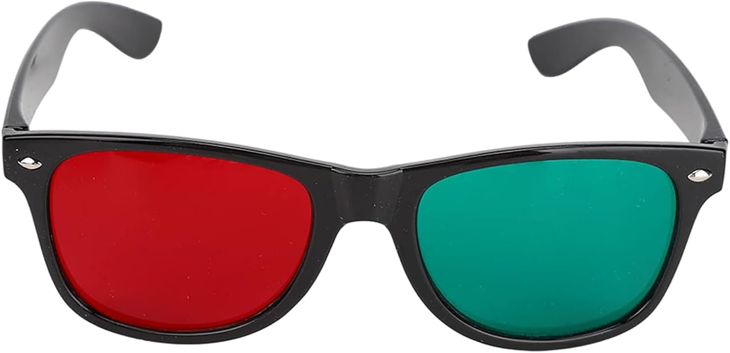 Portable Training Eyeglasses,Red Green Color Differentiation Aid,Training Eyewear For Amblyopia,Exotropia