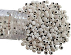 Sarah's Candy Factory Mini Size (0.3 inches) 3.1 Oz in Bottle Candy Eyes Eyeballs for Cake, Cupcake Toppers, Cookie Decorations Edible Sugar Icing Kosher in a Bottle