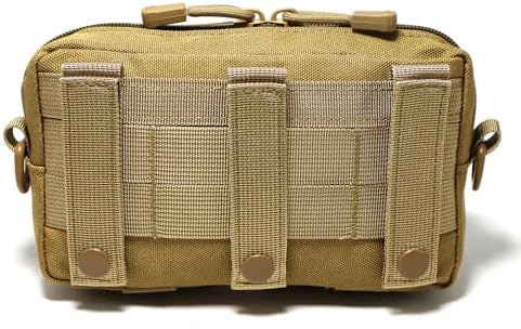 Tactical Molle Admin Pouch Compact Utility EDC Tool Bag Phone Pouches Fanny Waist Pack Bag Belt Pouch Small First Aid Kit