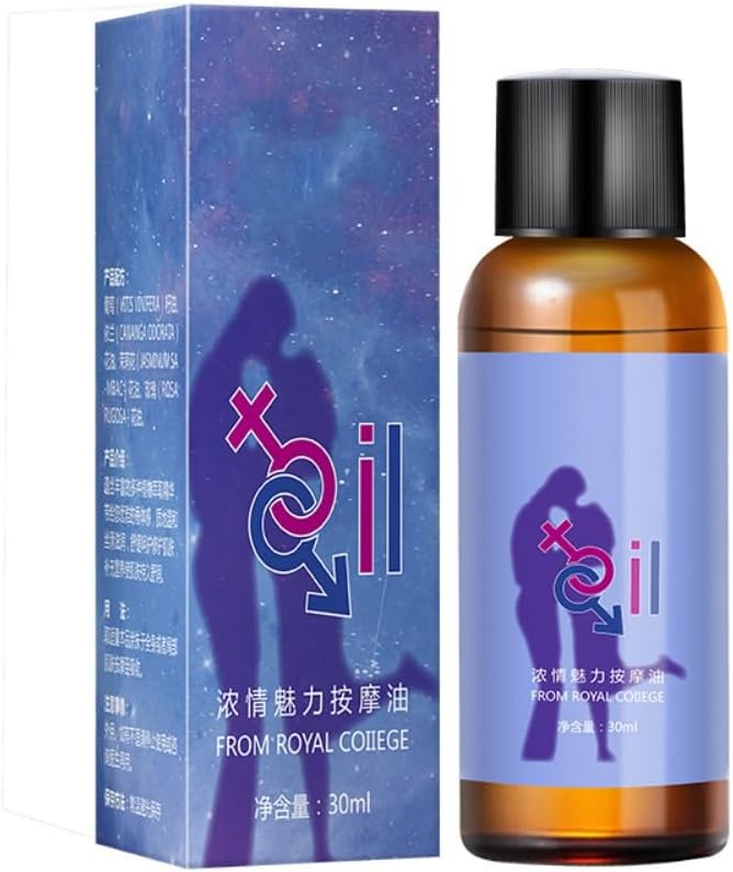 Aphrodisiac Sensual Massage Oil for Couples Sexual - Massage Oils for Date Night - Massage Oil for Massage Therapy - Aromatherapy Oil for Intimate Moments and Enhanced Stimulation, 1oz