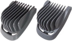 Multigroom Trimmer Beard Stubble Guide Combs Guards 1mm + 2mm Compatible for Philips Norelco MG3750, MG3760, MG5700, MG5750, MG5760, MG7750, MG7770, MG7790, MG7791