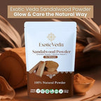 100% Pure Sandalwood Powder (Chandan) – Ayurvedic Face Pack, Mask & Tilak for Glowing Skin, Natural Cleansing & Soothing Powder, 100 g / 3.52 oz