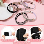 Cozypower 6 Pairs Elastic High Heels Shoe Straps Detachable Shoe Belt for Anti-loose Straps for High Heels Sandals Slippers