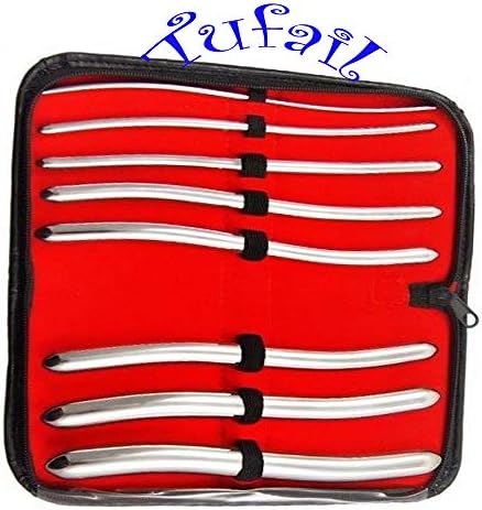 8 Pcs Set Hegar Uterine Dilator With A Carrying Case