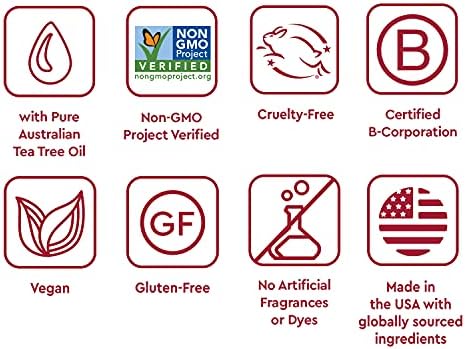 Desert Essence Tea Tree Oil Toothpaste - Mint - 6.25 Ounce - Refreshing Taste - Deep Cleans Teeth & Gums - Helps Fight Plaque - Sea Salt - Pure Essential Oil - Baking Soda - Promotes Healthy Mouth